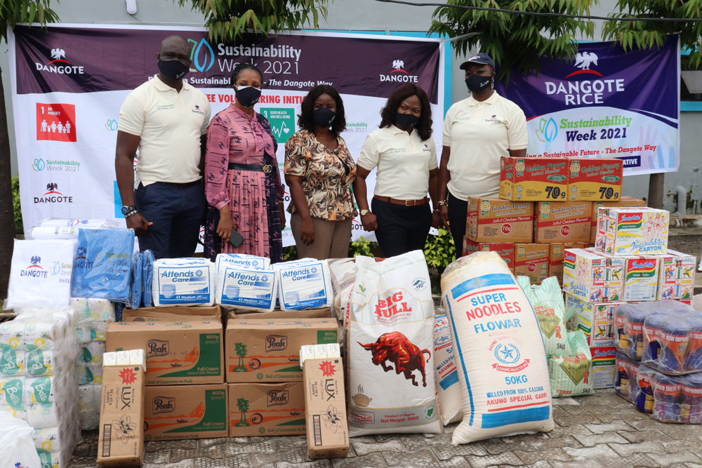 Sustainability week: Dangote donates to old age home, physically challenged  children - Nigeriannewsdirectcom