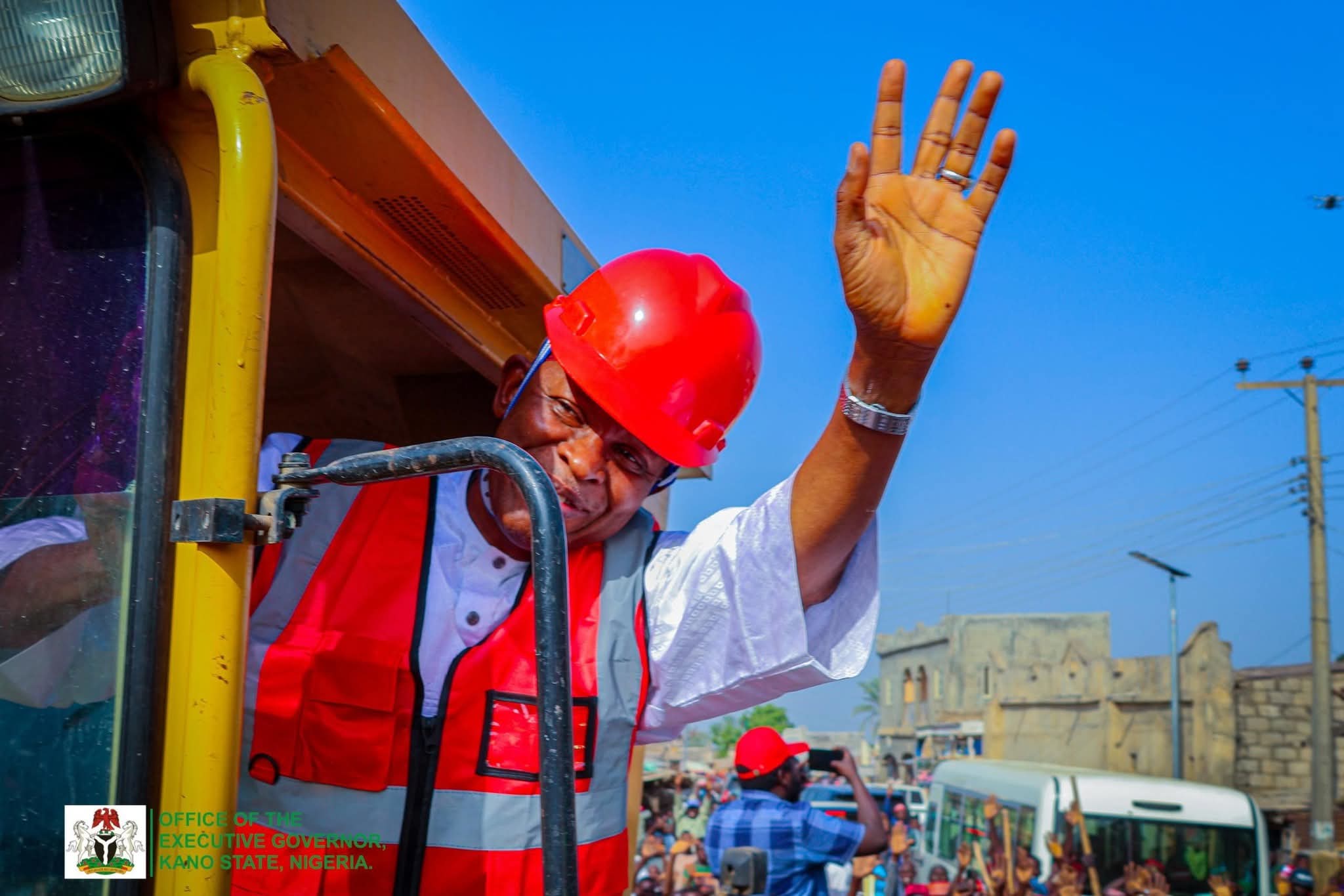 Gov Yusuf flags-off 5km road project in Gaya, vows to end water scarcity